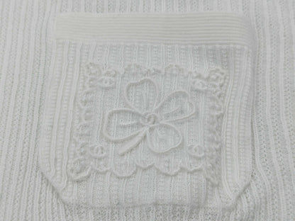 CHANEL CHANEL 2024 Icon Series Summer Knit Short Sleeve T-Shirt Size 40