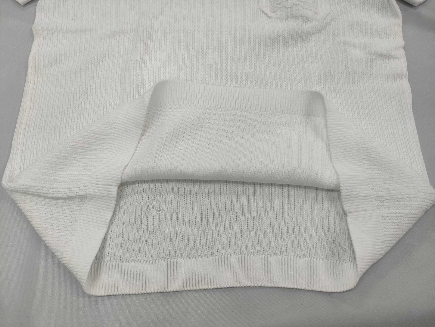 CHANEL CHANEL 2024 Icon Series Summer Knit Short Sleeve T-Shirt Size 40