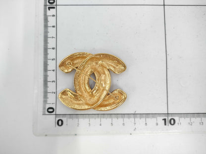 CHANEL Matelasse Coco Mark BR Brooch