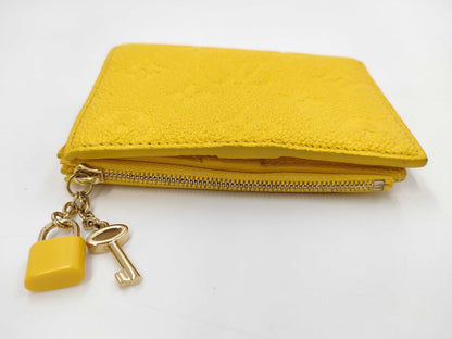 LOUIS VUITTON Empreinte Lisa Ginkgo Yellow IC Chip Wallet