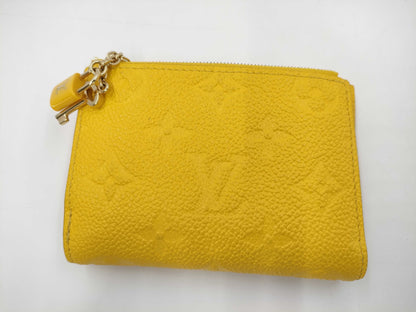LOUIS VUITTON Empreinte Lisa Ginkgo Yellow IC Chip Wallet