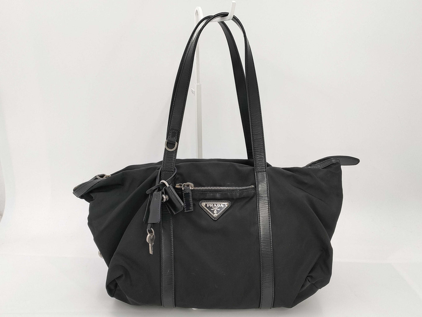PRADA Prada Tote Bag Nylon Black Tote Bag