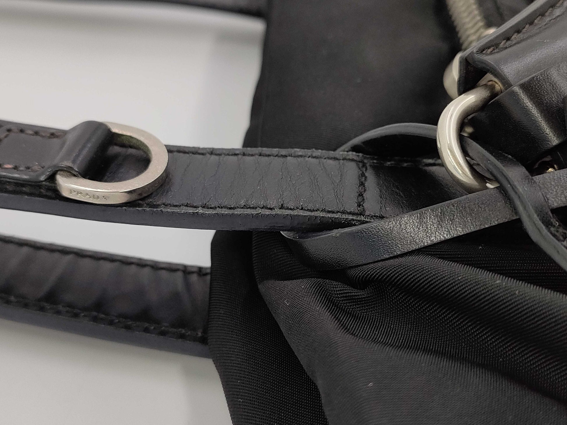 PRADA Prada Tote Bag Nylon Black Tote Bag