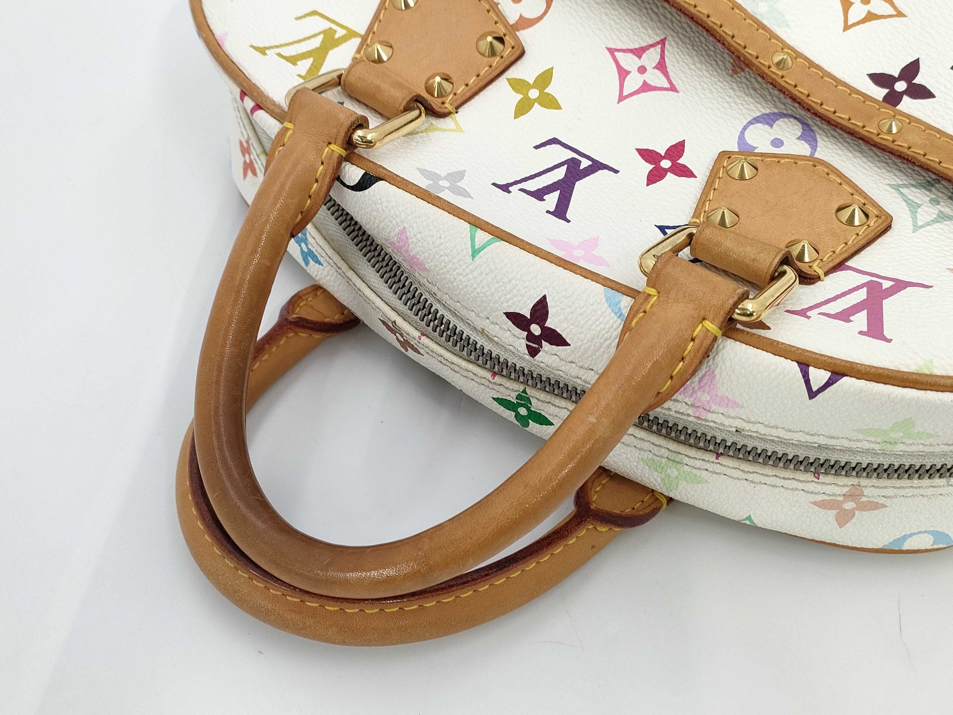 LOUIS VUITTON Multi Trouville Blanc MI0035 Handbag