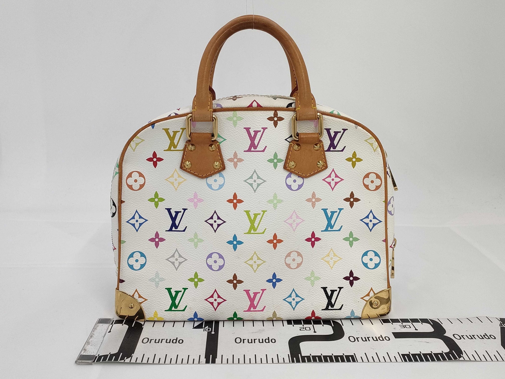 LOUIS VUITTON Multi Trouville Blanc MI0035 Handbag