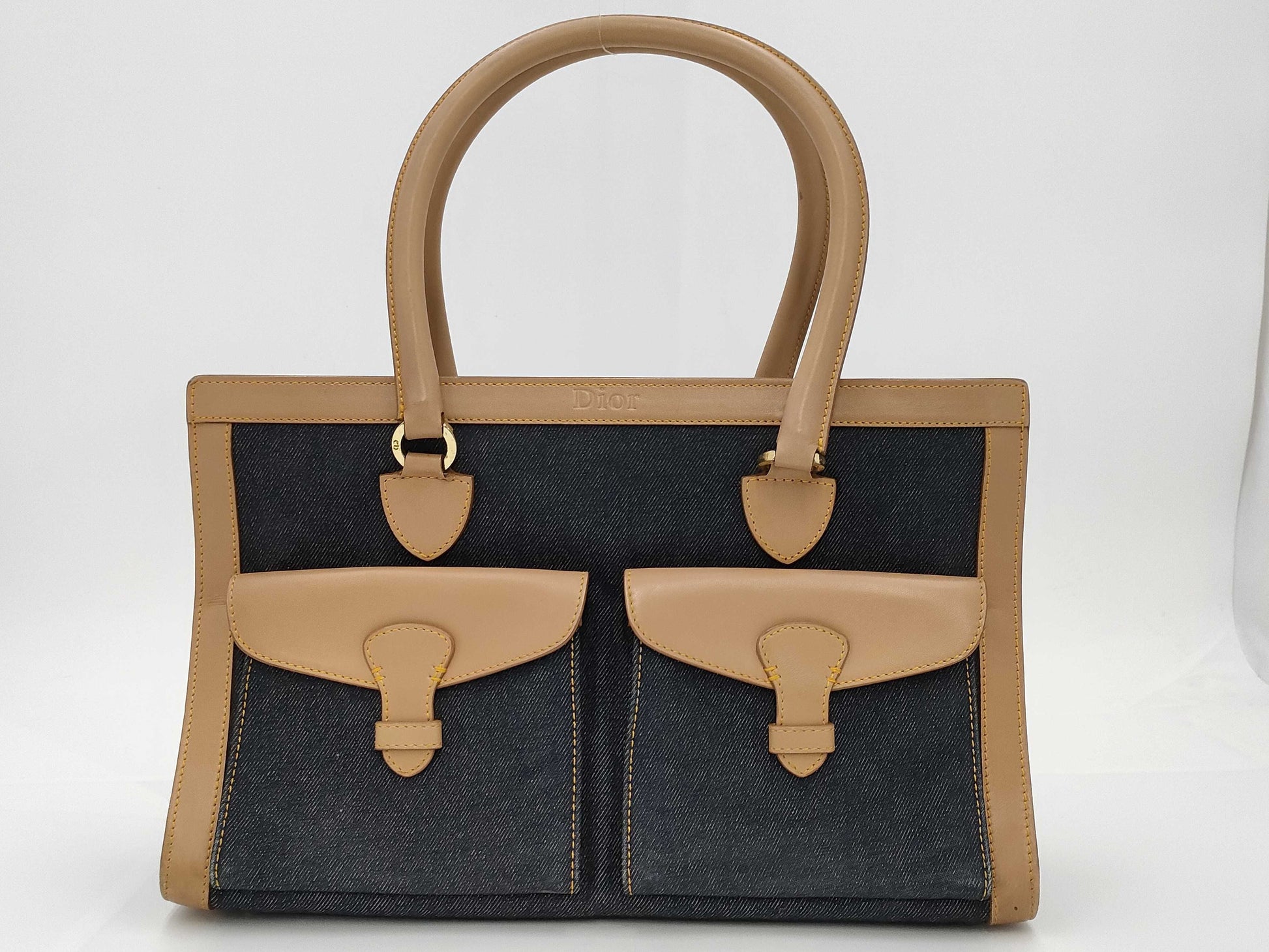 Dior Christian Dior denim handbag