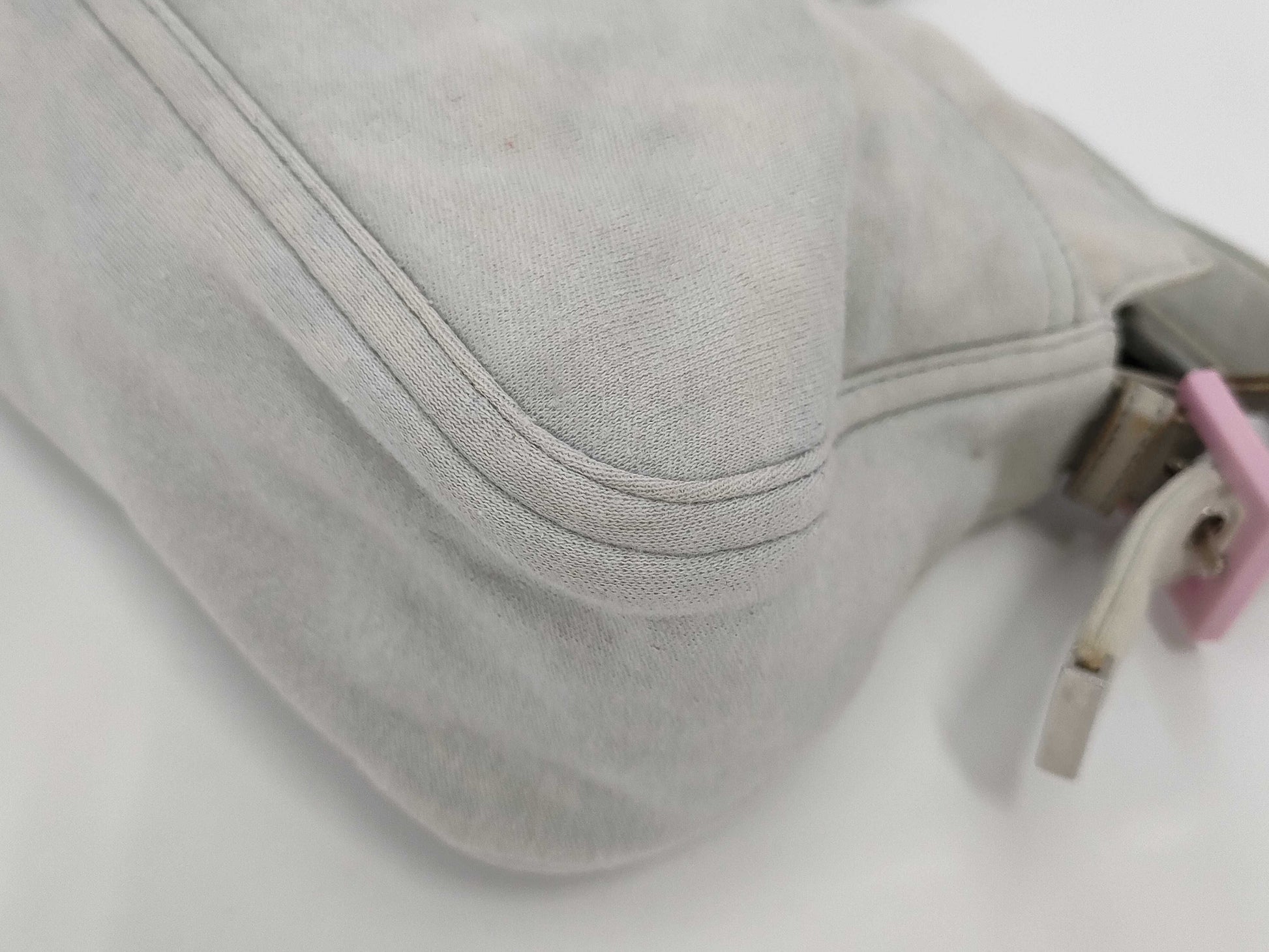 FENDI Mamma Cotton One-Shoulder Bag Pink Handbag