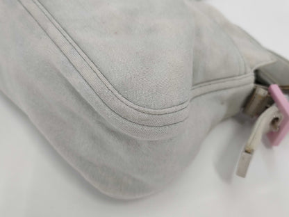 FENDI Mamma Cotton One-Shoulder Bag Pink Handbag