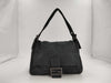 FENDI Mamma Cotton One-Shoulder Bag, Gray