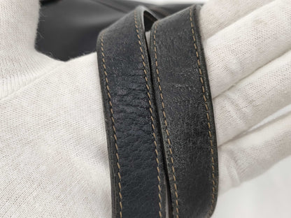 GUCCI Abbey Leather Handbag Black Tote Bag