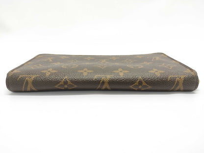 LOUIS VUITTON LV Zippy Organizer Coated Canvas Wallet