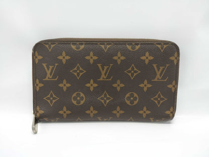 LOUIS VUITTON LV Zippy Organizer Coated Canvas Wallet