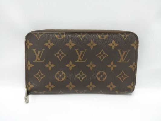 LOUIS VUITTON LV Zippy Organizer Coated Canvas Wallet