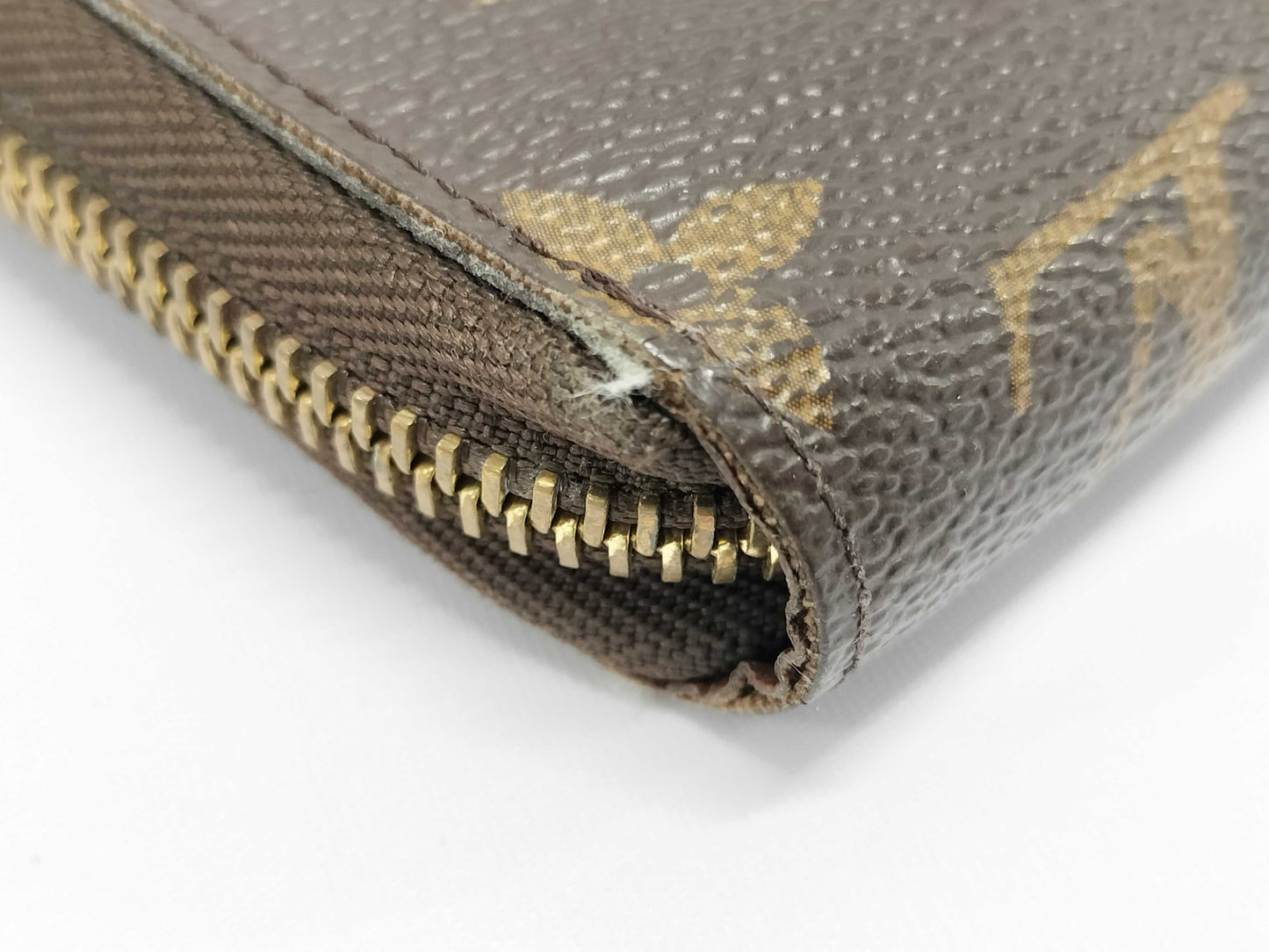 LOUIS VUITTON LV Zippy Organizer Coated Canvas Wallet