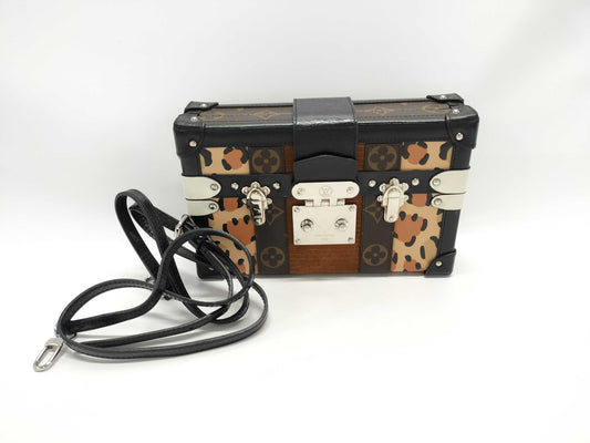 LOUIS VUITTON Petite Malle Rouge Shoulder Bag