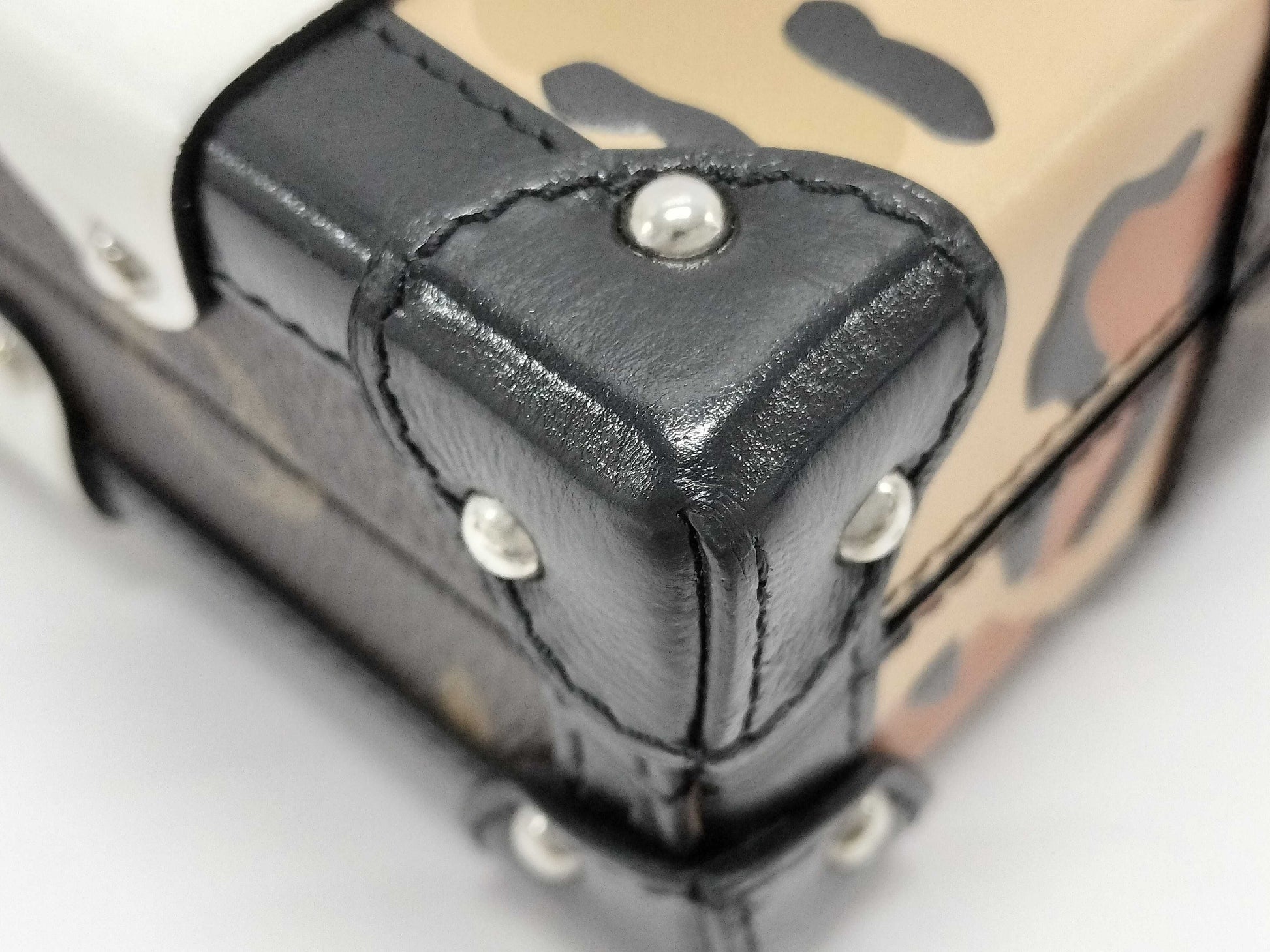 LOUIS VUITTON Petite Malle Rouge Shoulder Bag