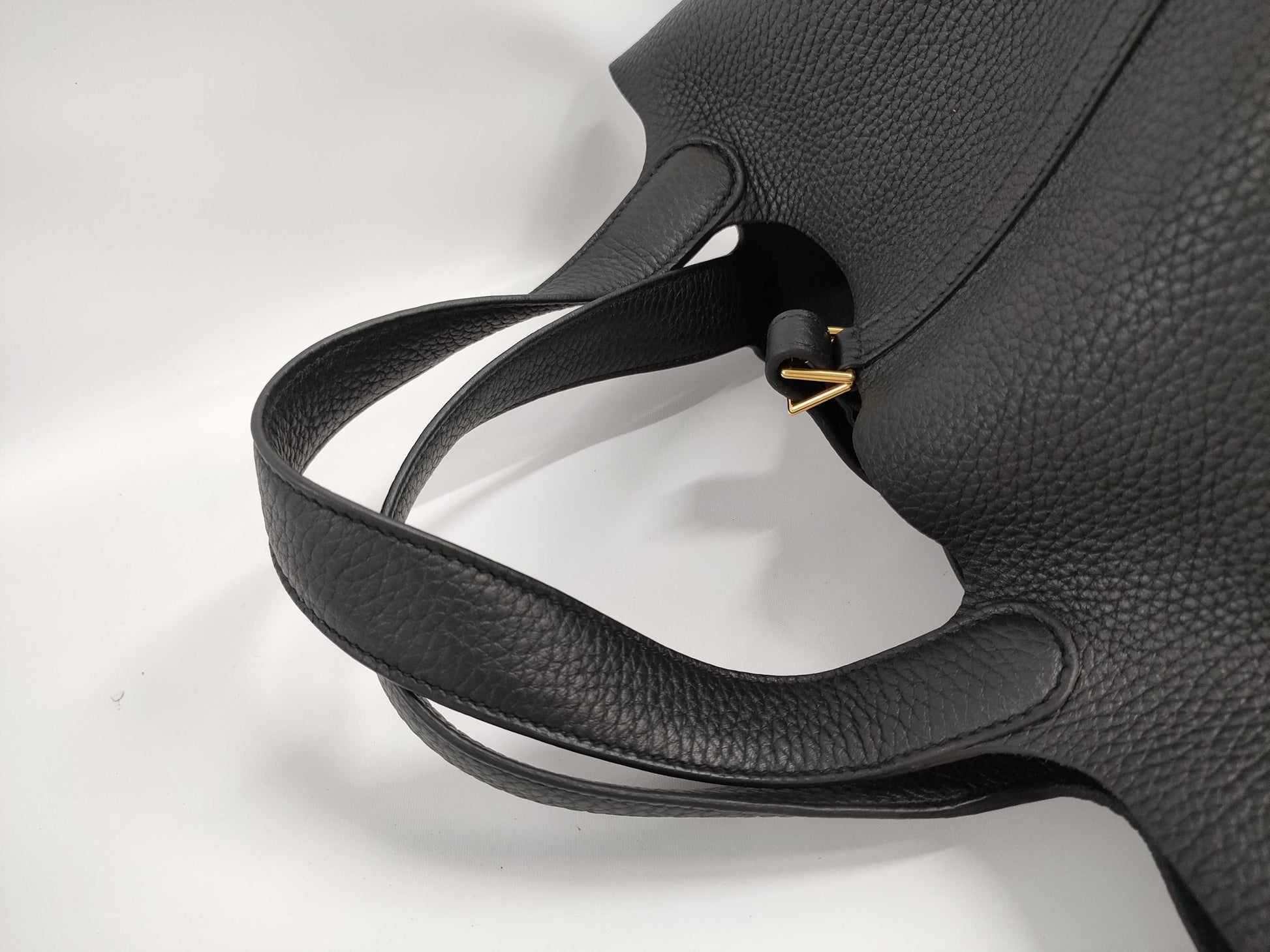 HERMES Picotin Lock 22 Black Handbag with Y Stamp