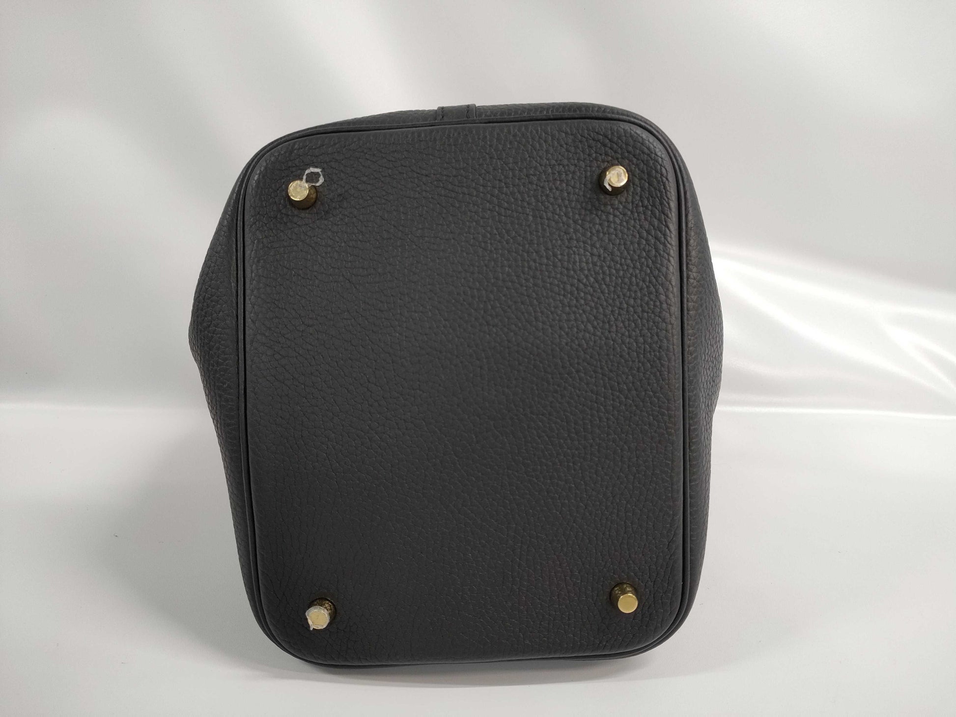 HERMES Picotin Lock 22 Black Handbag with Y Stamp