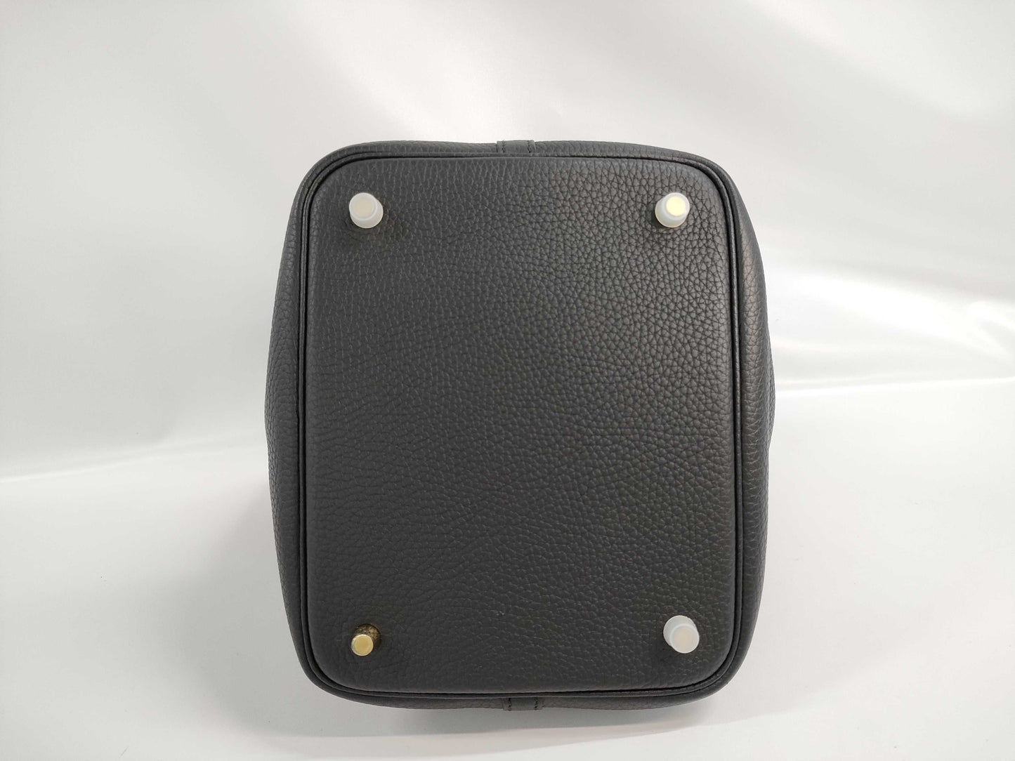 HERMES Picotin Lock 22 Black U-stamped Handbag