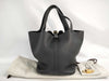 HERMES Picotin Lock 22 Black U-stamped Handbag