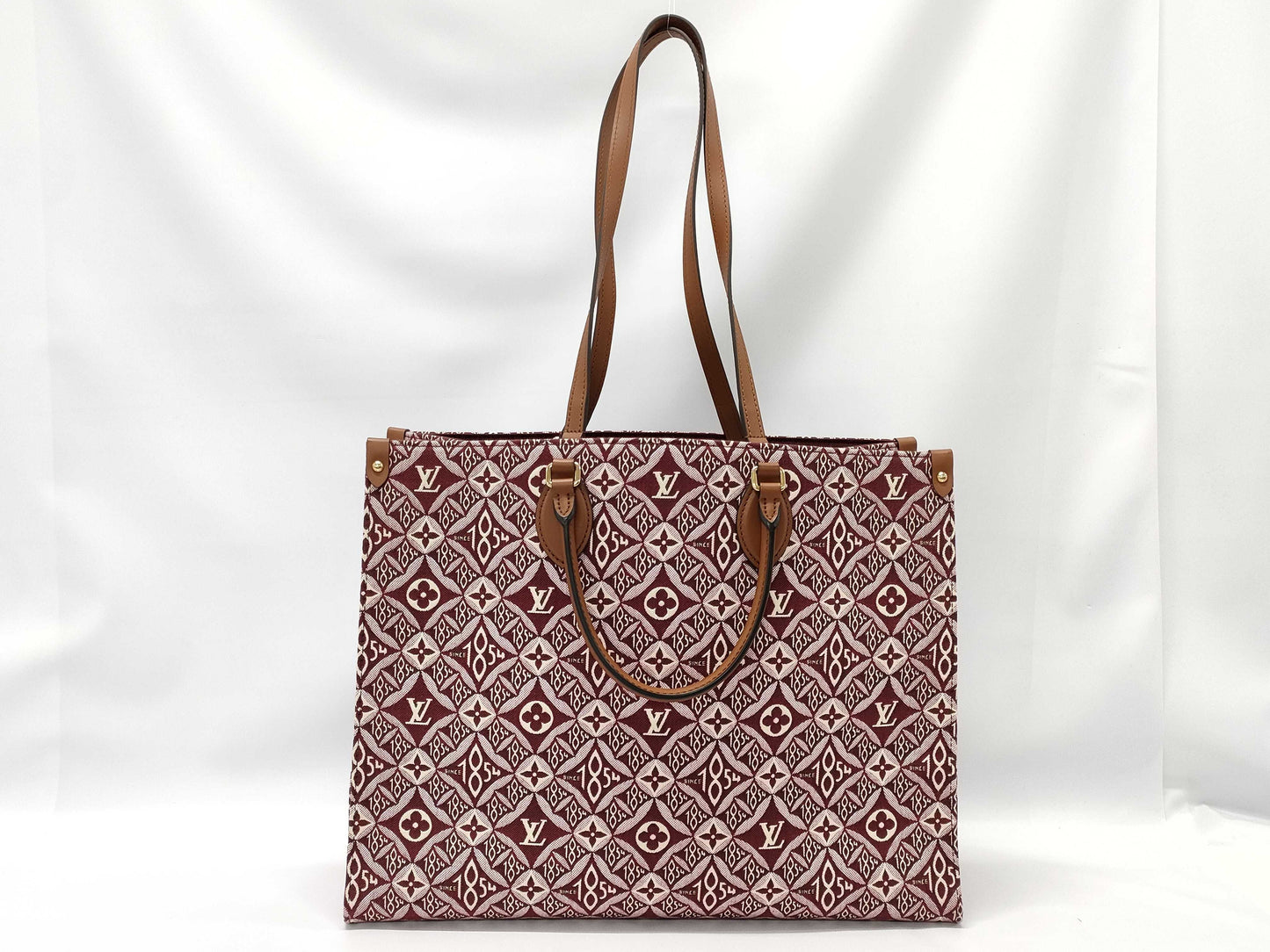 LOUIS VUITTON Monogram On the Go 1854 Handbag Tote Bag