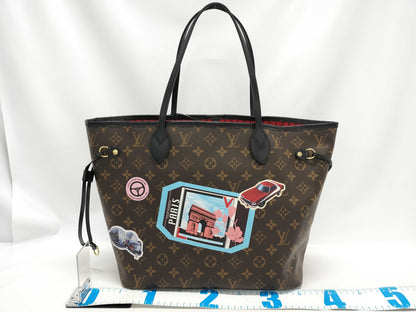 LOUIS VUITTON M42844 Monogram World Tour Neverfull MM Tote Bag