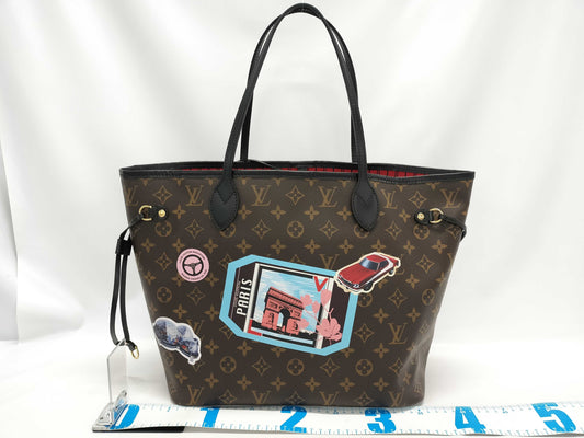 LOUIS VUITTON M42844 Monogram World Tour Neverfull MM Tote Bag