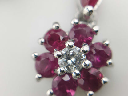 R1.23ct D0.19ct K18WG 6.5g Pendant Top 