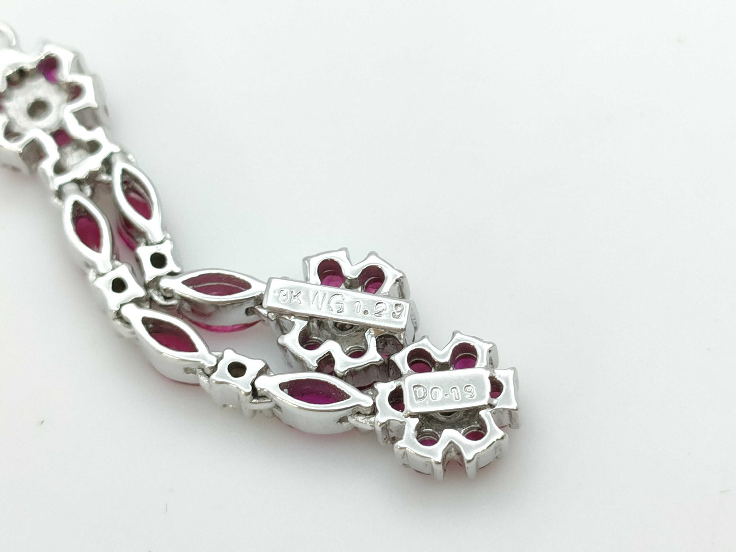 R1.23ct D0.19ct K18WG 6.5g Pendant Top 