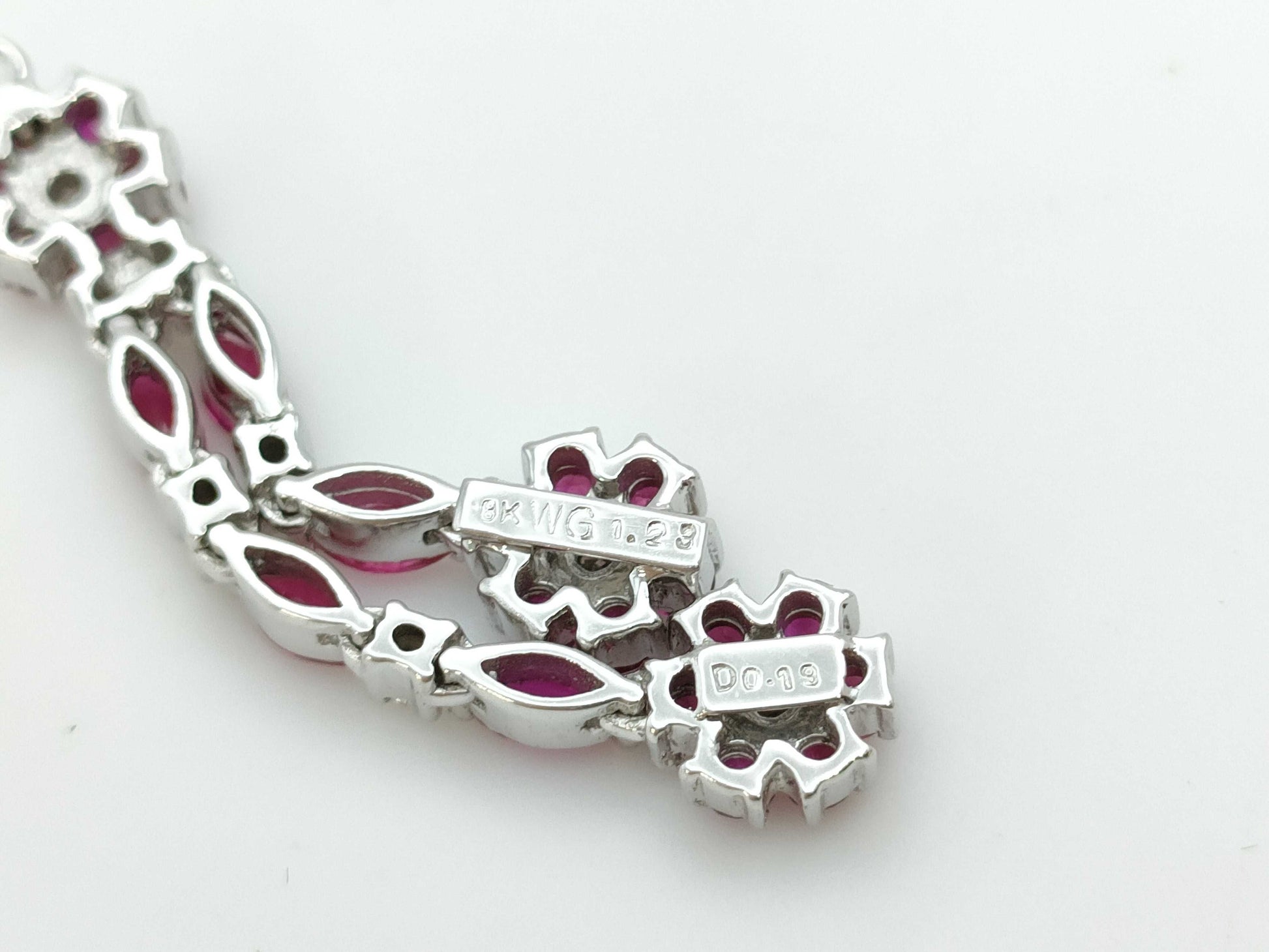 R1.23ct D0.19ct K18WG 6.5g Pendant Top 