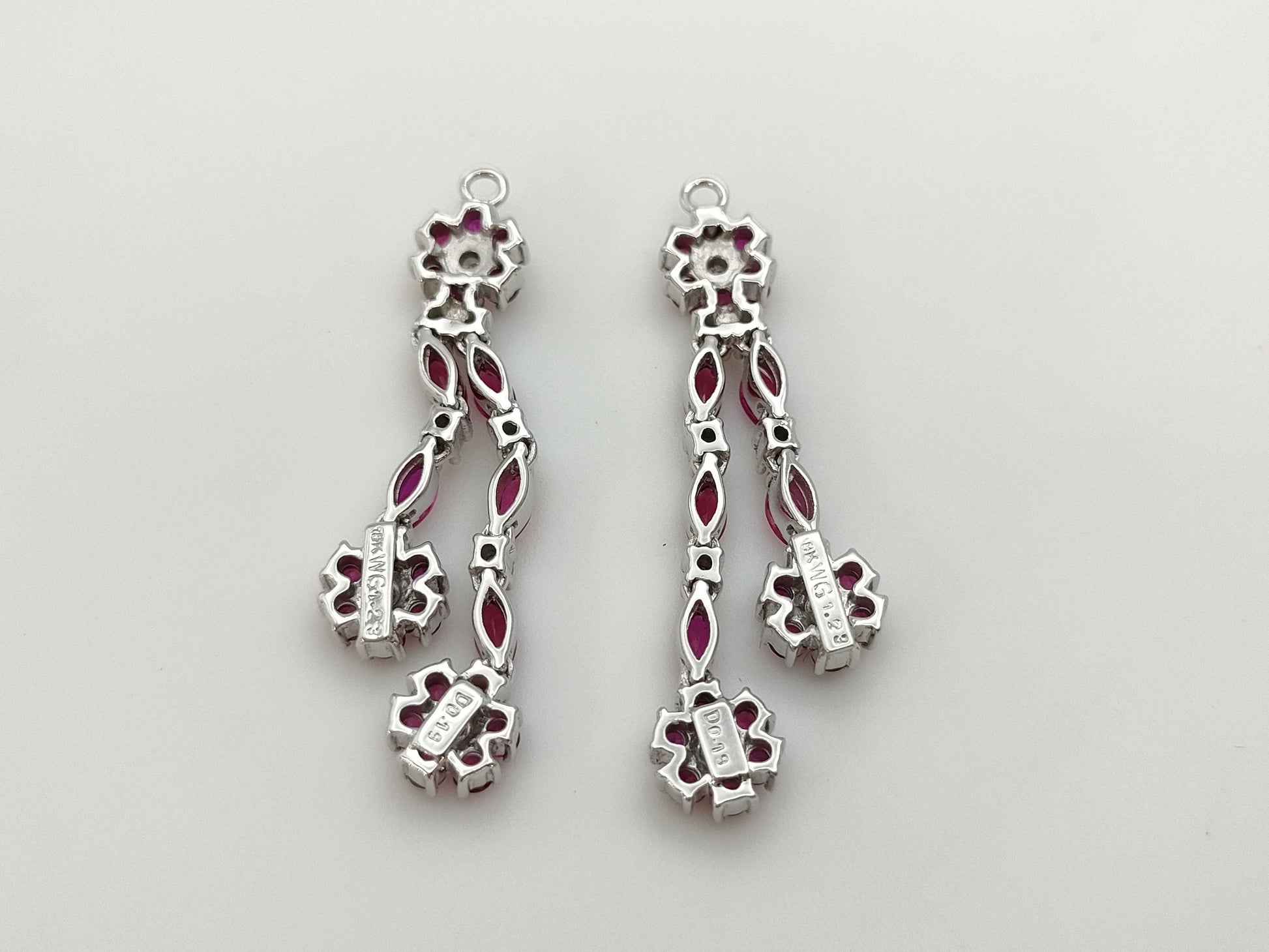 R1.23ct D0.19ct K18WG 6.5g Pendant Top 