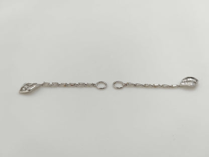 D0.27/0.27ct K18WG 2.4g Charm 