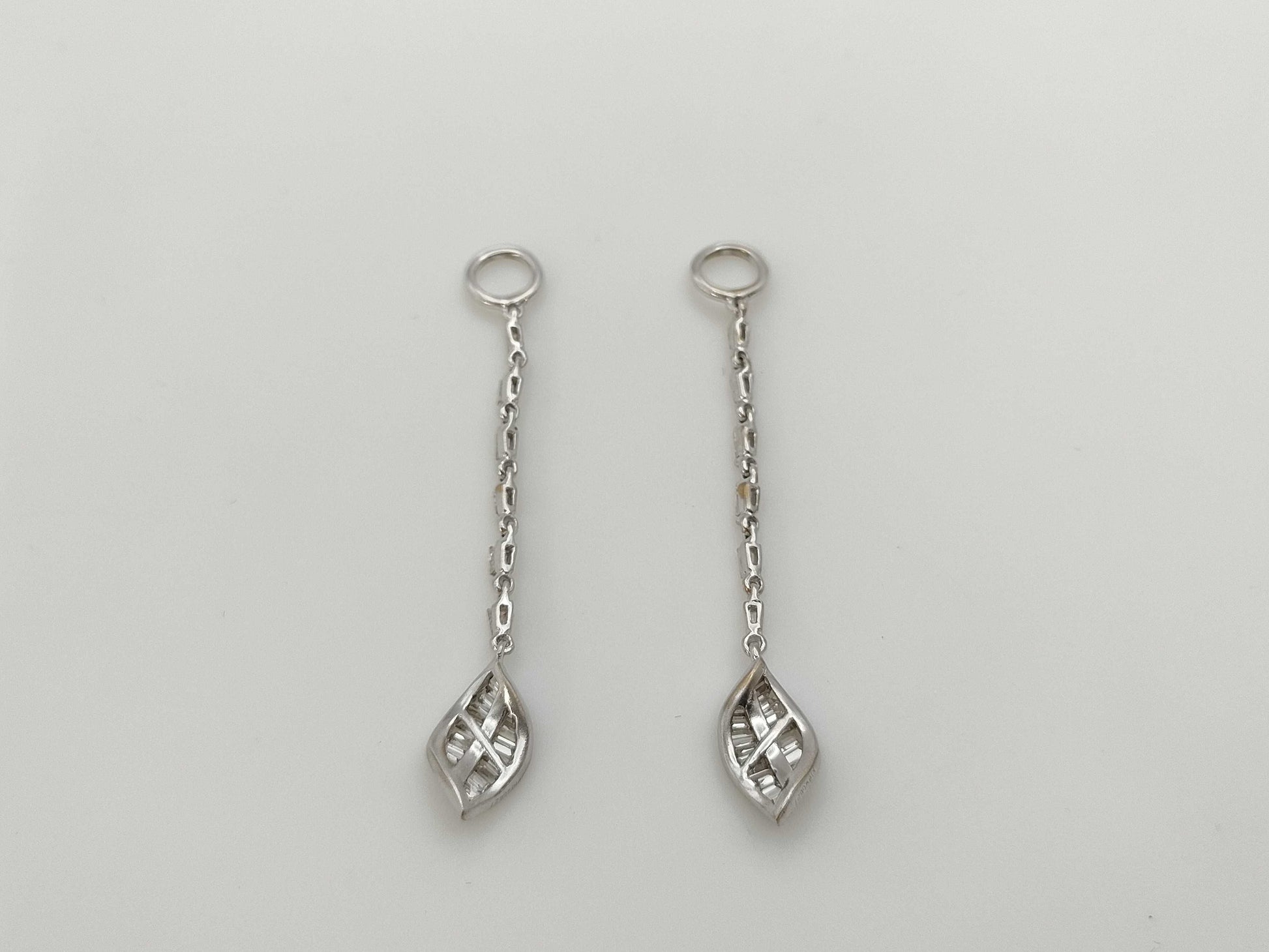 D0.27/0.27ct K18WG 2.4g Charm 