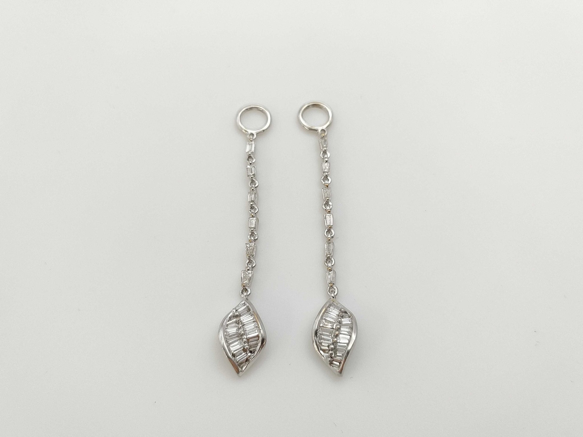 D0.27/0.27ct K18WG 2.4g Charm 