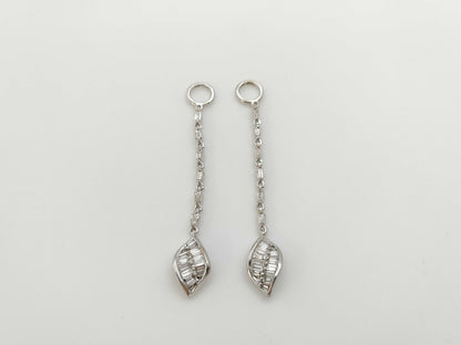 D0.27/0.27ct K18WG 2.4g Charm 