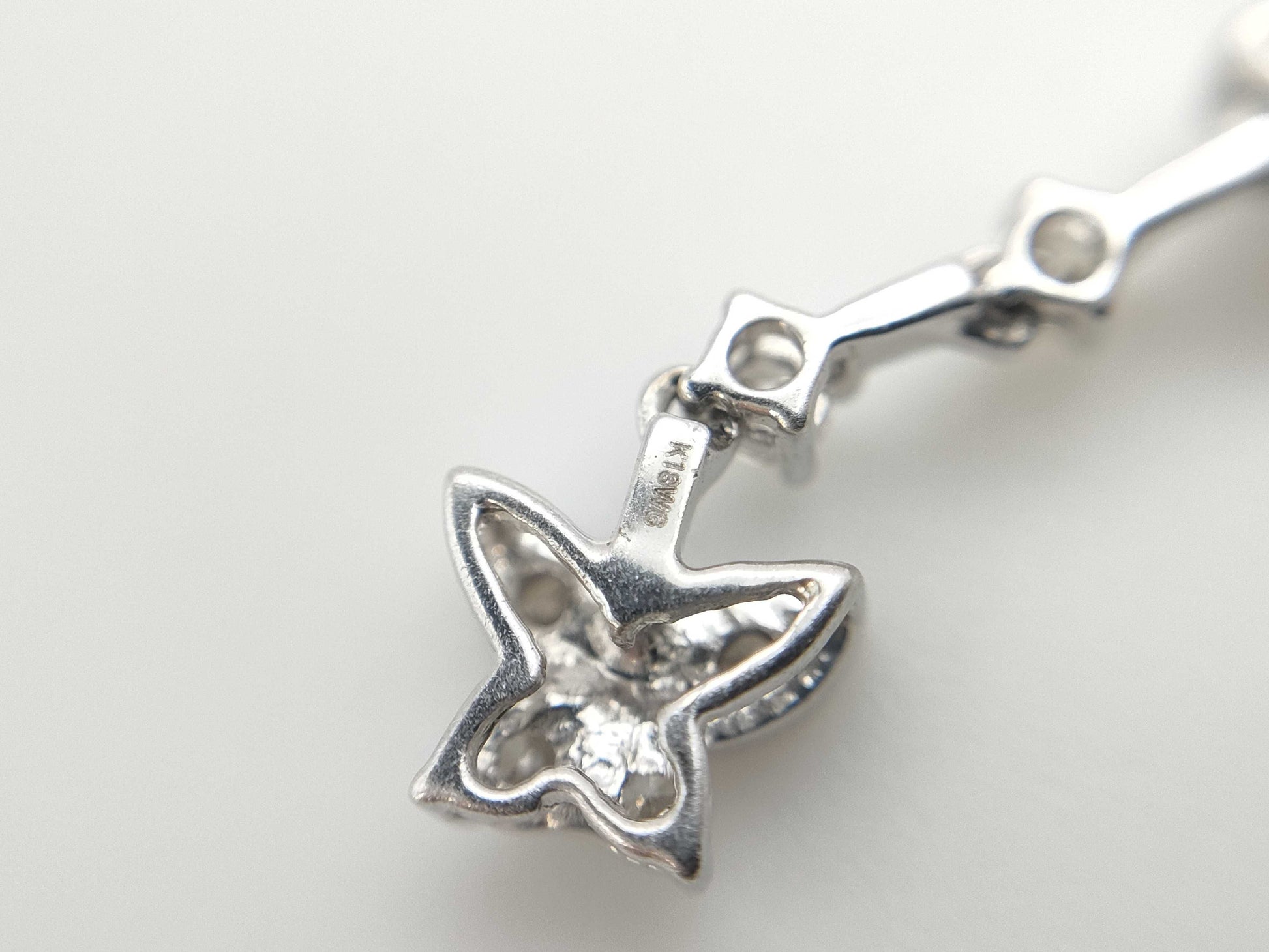 Diamond K18WG 5.9g Charm 