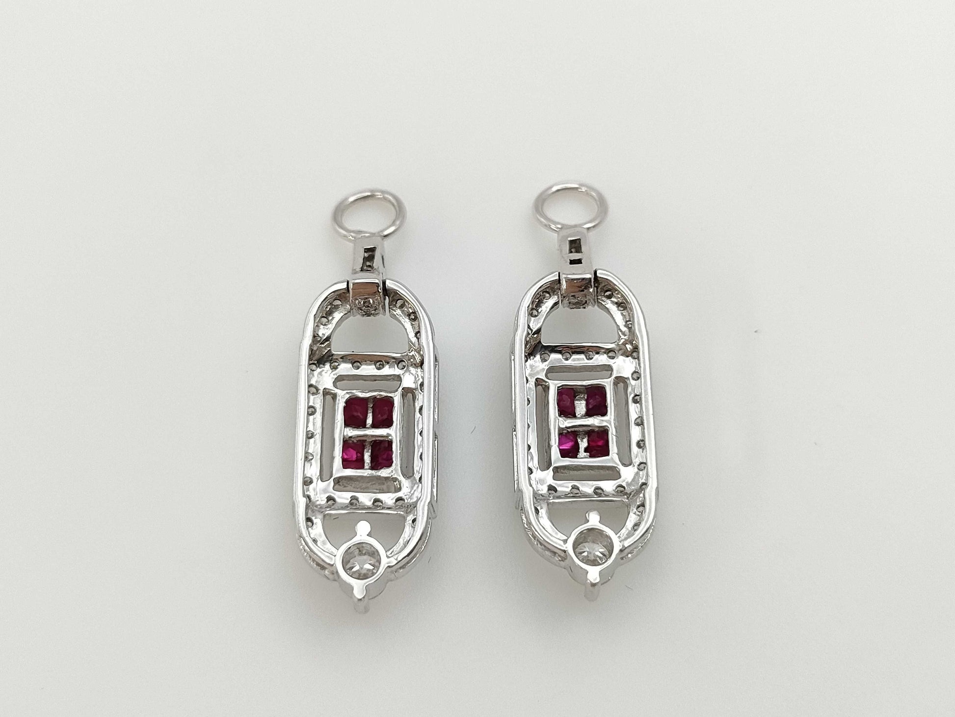 Ruby and Diamond 16K 4.7g Charm 