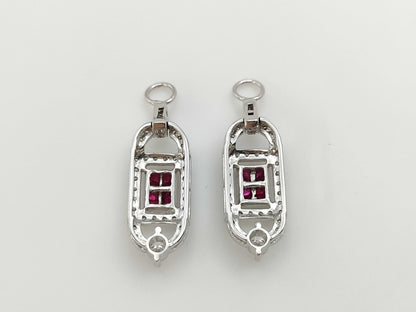 Ruby and Diamond 16K 4.7g Charm 