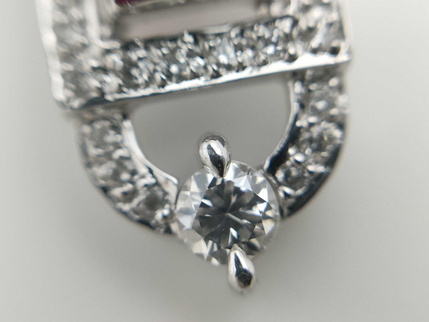 Ruby and Diamond 16K 4.7g Charm 