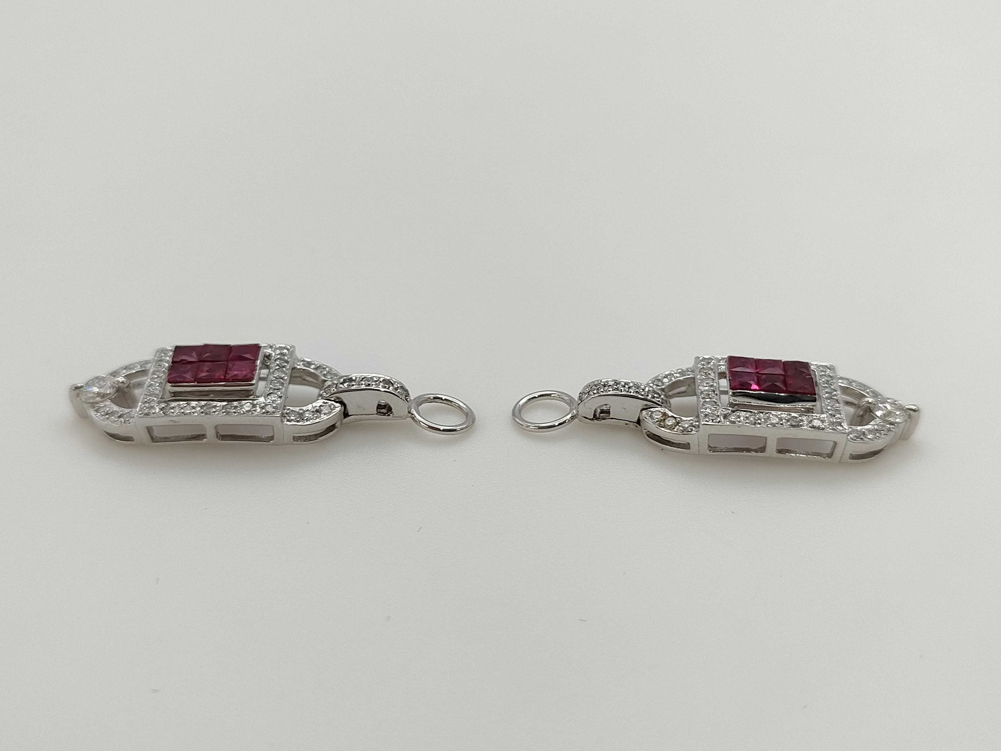 Ruby and Diamond 16K 4.7g Charm 