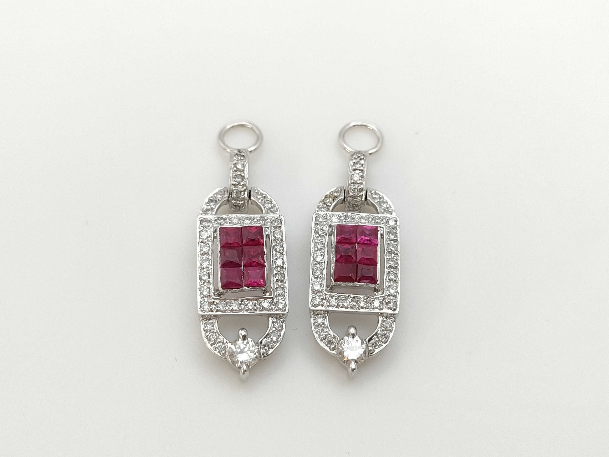 Ruby and Diamond 16K 4.7g Charm 