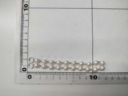 Pearl diameter: Approx. 7.0-7.5mm, Metal, 12.5g, Charm 