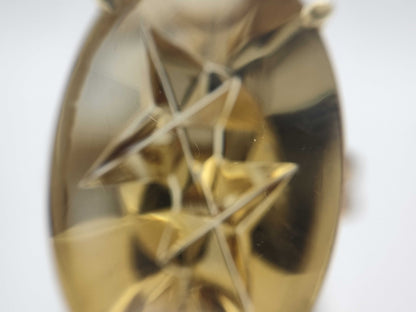 Tom Munsteiner CT13.66ct S1.27ct K18 8.0g Ring 