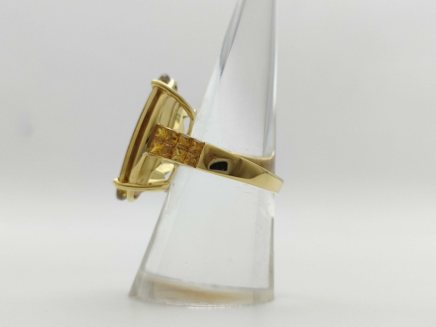 Tom Munsteiner CT13.66ct S1.27ct K18 8.0g Ring 