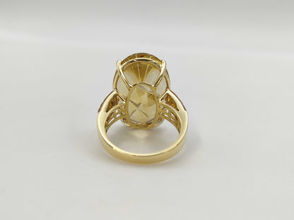 Tom Munsteiner CT13.66ct S1.27ct K18 8.0g Ring 