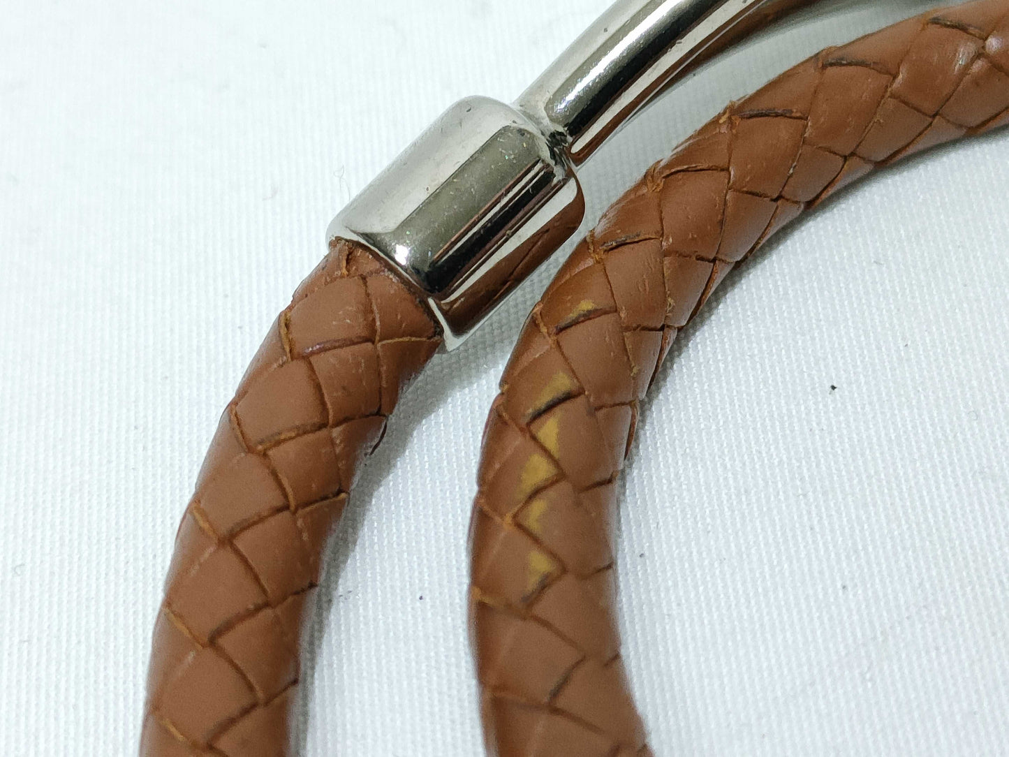 HERMES Jumbo Bracelet, Gold, Sterling Silver Hardware, Bracelet/Bangle