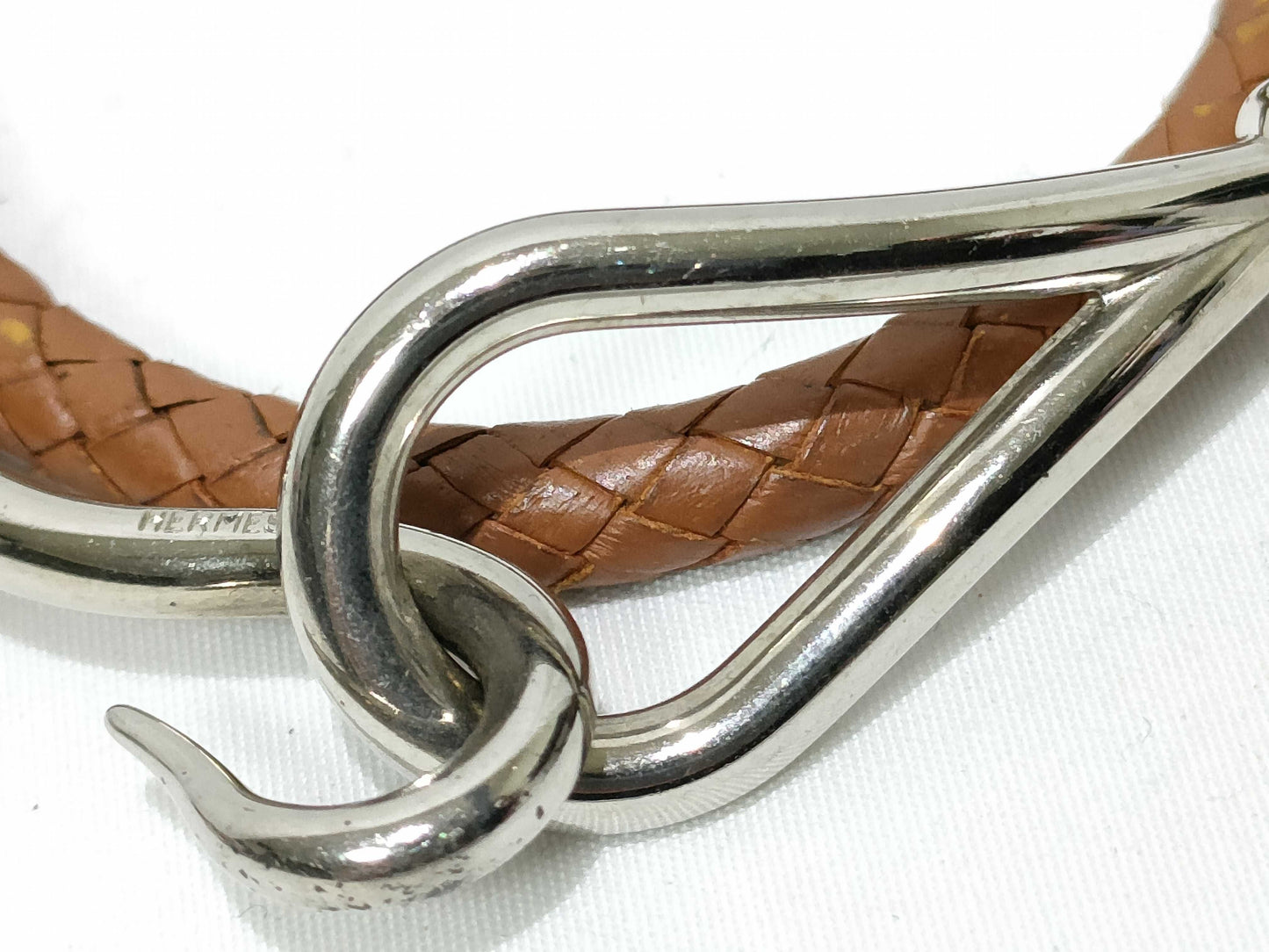 HERMES Jumbo Bracelet, Gold, Sterling Silver Hardware, Bracelet/Bangle