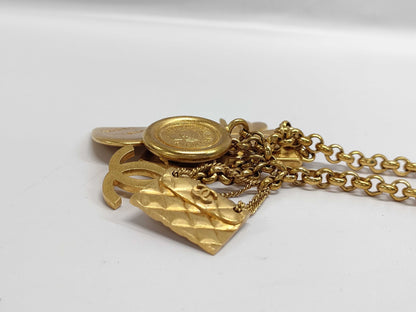 CHANEL Vintage Coco Mark Multi Necklace