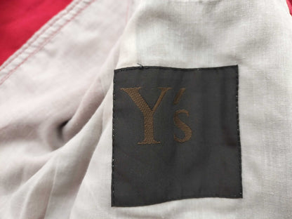 Ys for men Yohji Yamamoto Long Coverall Jacket Red Size 3 Jacket