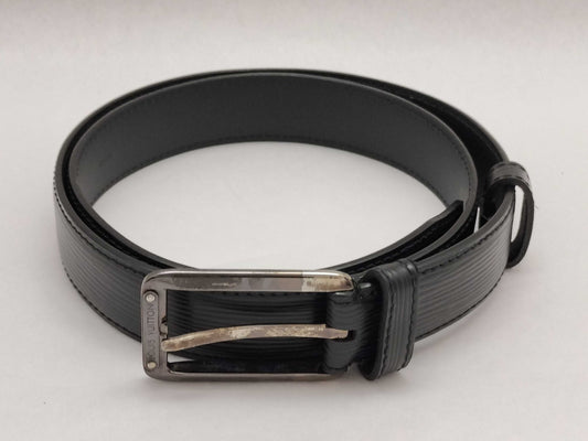 LOUIS VUITTON Epi Leather Belt in Noir Black Leather